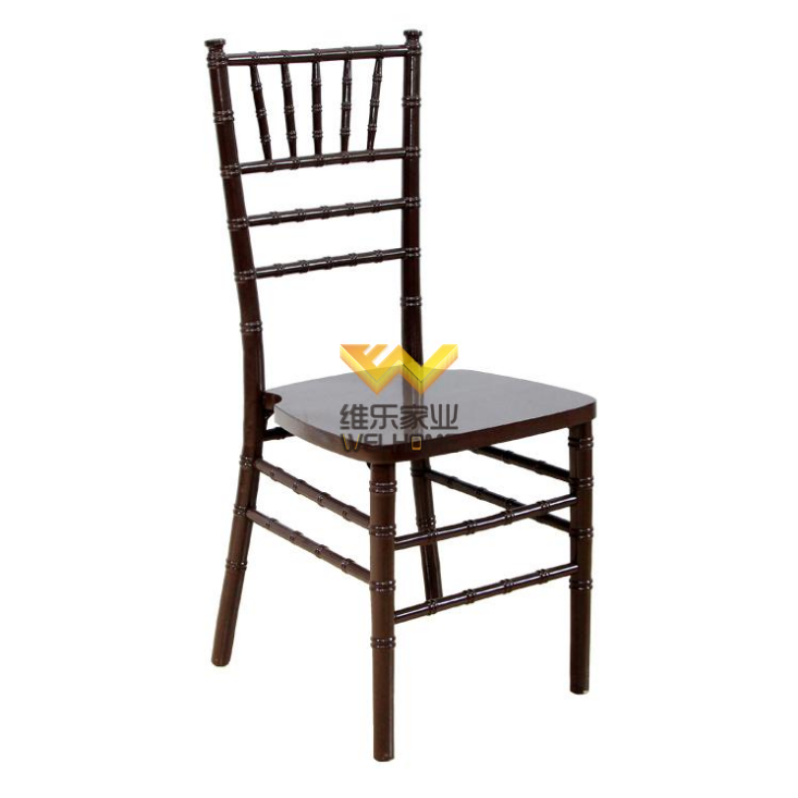 Wooden mahogany color chiavari tiffany chair wedding banquet chair